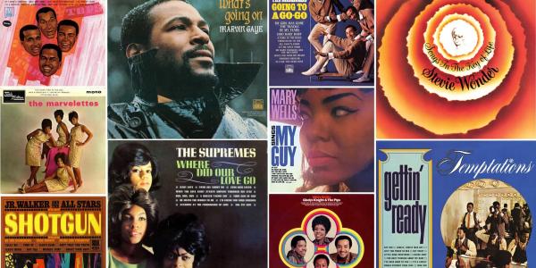 Motown artists collage